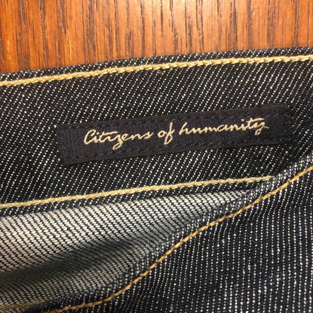 Citizens of Humanity Women’s Jeans Crochet H #234 Low Rise Boot Cut Dark Wash 30 - Picture 12 of 16